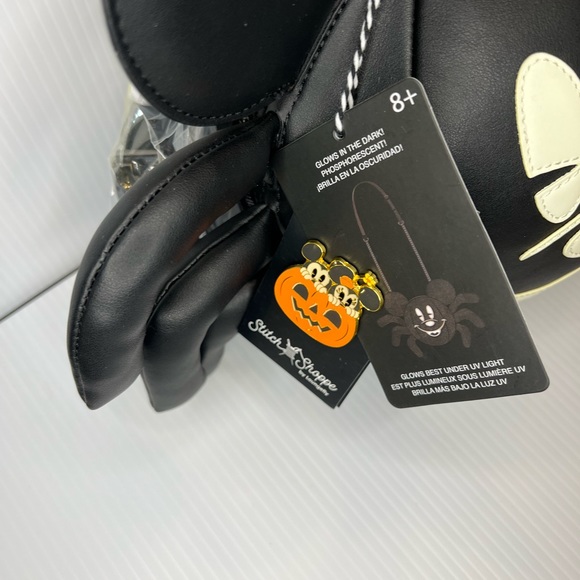 Stitch Shoppe Mickey Mouse Glow Spider Crossbody Bag - Picture 4 of 6